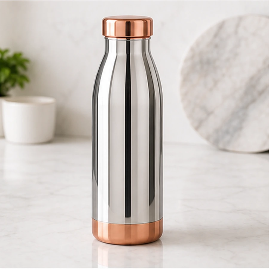 Copper Accent Steel Bottle 900ml