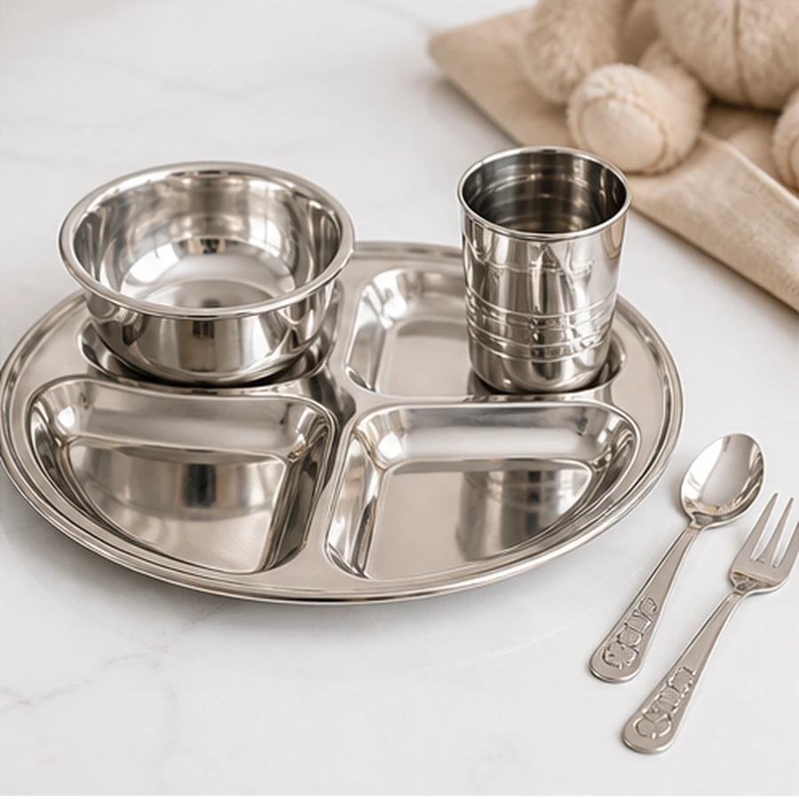 Kids Stainless Steel Meal Set